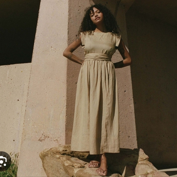 Dôen Pacifica Dress in Oaken - Picture 3 of 9